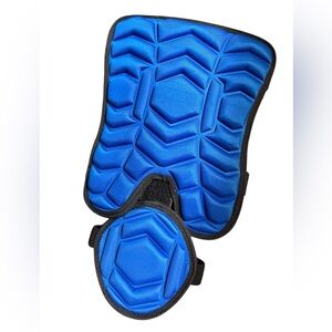 Exxact Sports Baseball Batter's Leg Guard Adjustable Straps Adult Royal Blue